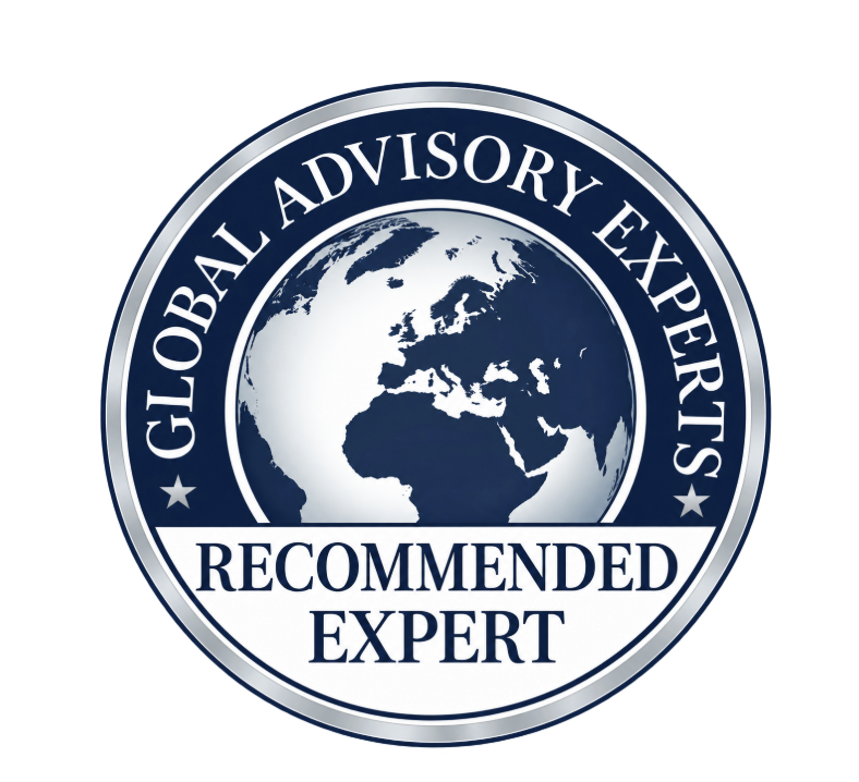 Global Advisory Experts recommended expert badge.